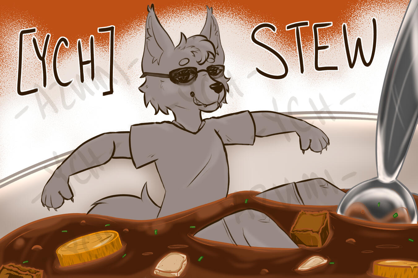 'Stewing Away' YCH 'Stewing Away' YCH