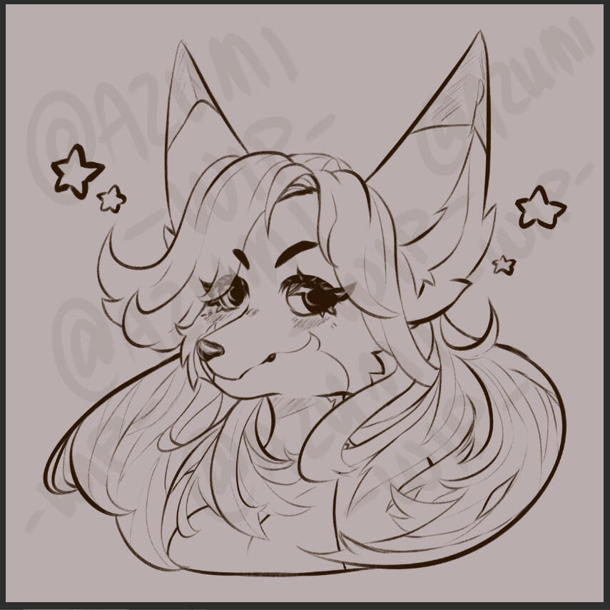 Icon Sketch - Uncolored, WIP Icon Sketch - Uncolored, WIP