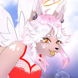 A face-shot captured from artwork made by Azumi, for Azumi's character.